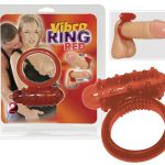 Vibro Ring Red Silicone - Péniszgyűrűk - Mandzsetták