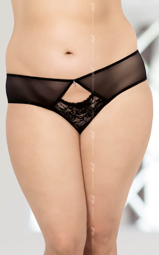 Panties 2468 - Plus Size - black    3XL - Női fehérneműk