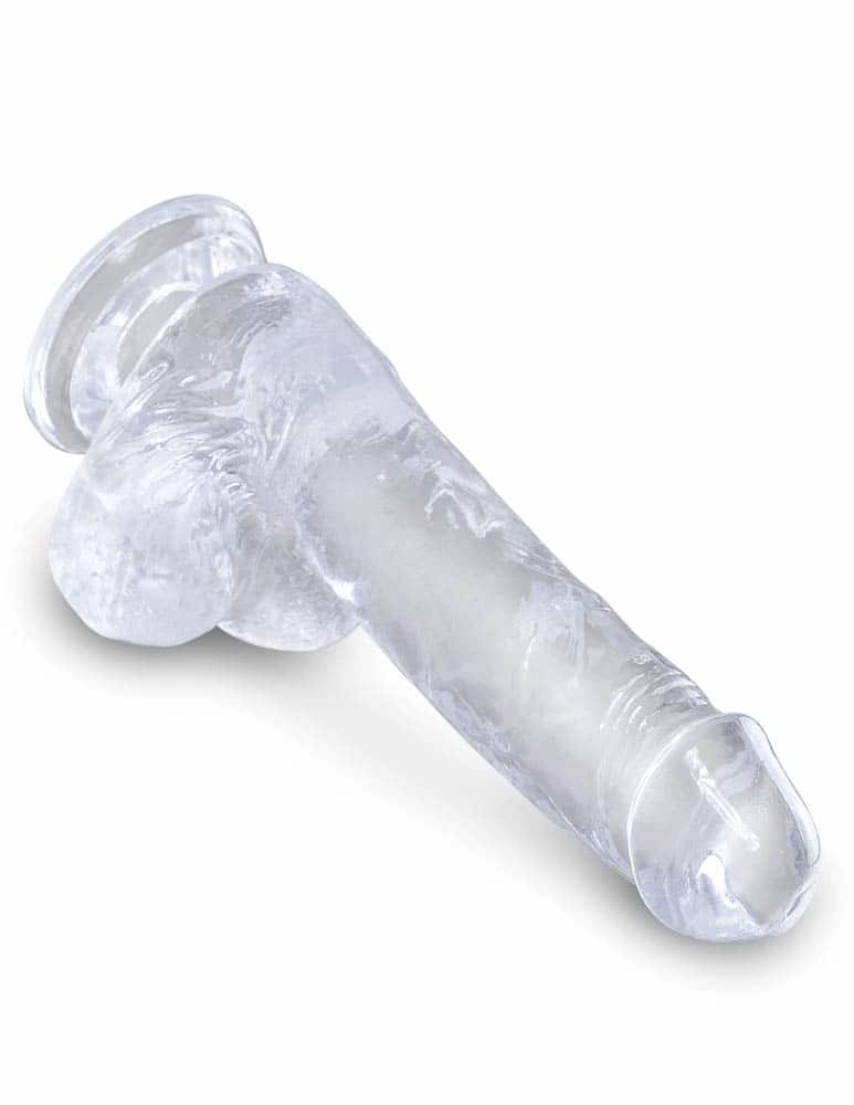 King Cock Clear 6" Cock with Balls - Dongok - Dildók