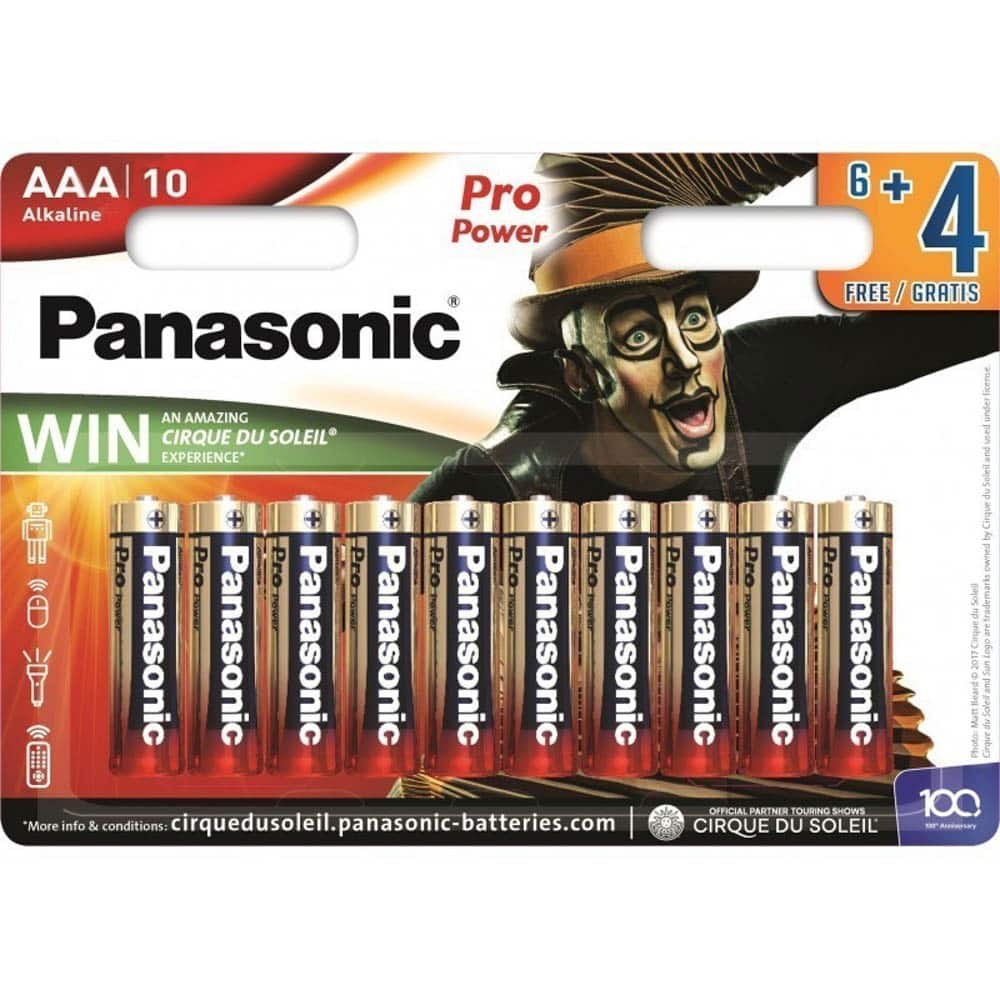 Panasonic Pro Power Battery AAA 6+4 - Termék tartozékok