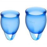 Feel confident Menstrual Cup (light blue)