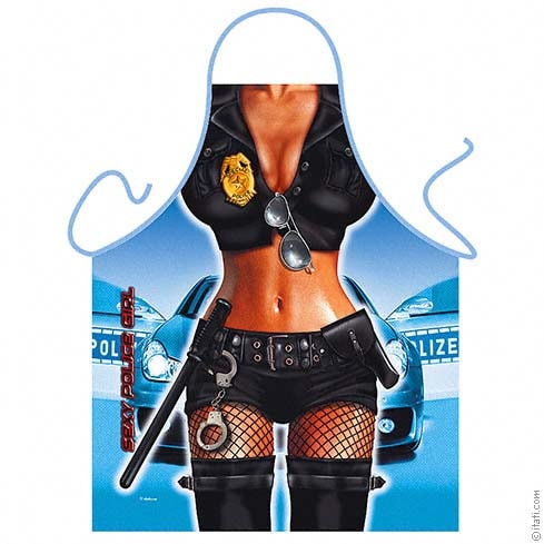 Sexy Police Girl - Kötény - Játék és ajándék