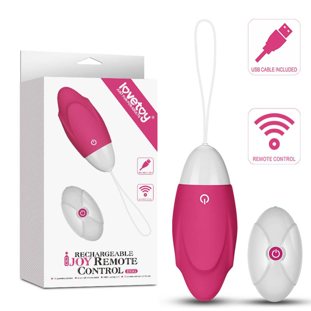 IJOY Wireless Remote Control Rechargeable Egg Pink 1 - Mini vibrátorok és tojások