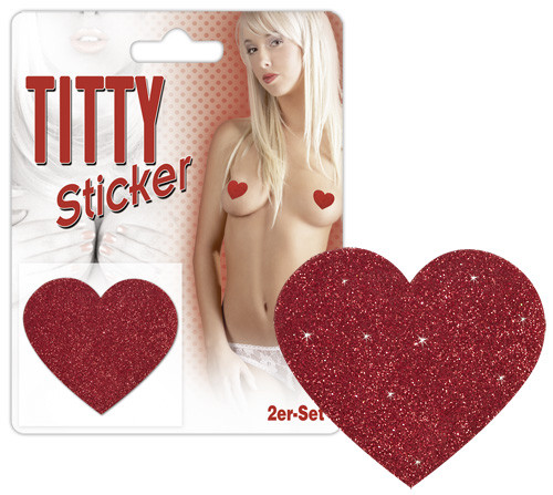 Titty Sticker Heart - Erotikus kiegészítők