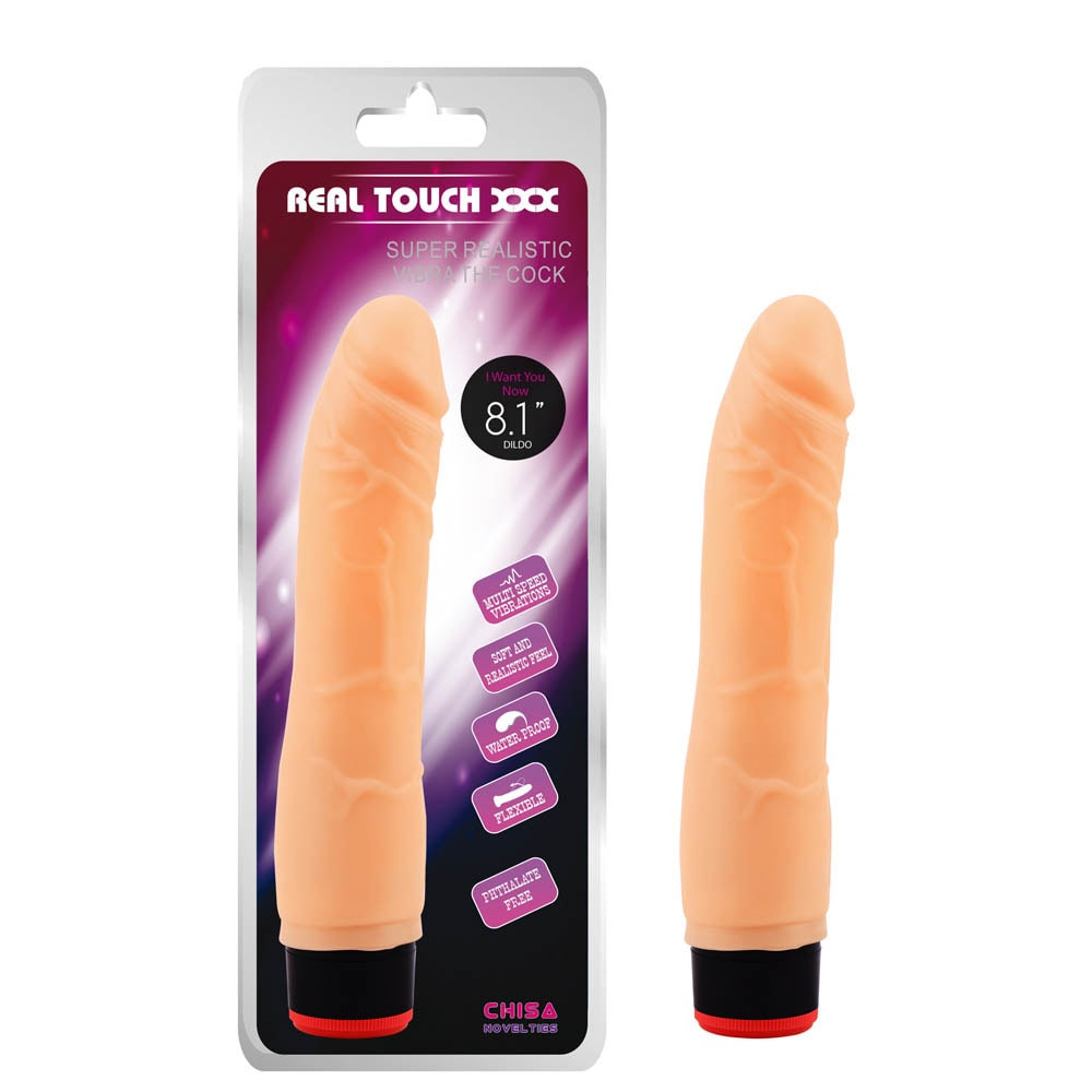 Real Touch XXX 8.1 inch Vibe Cock - Realisztikus vibrátorok