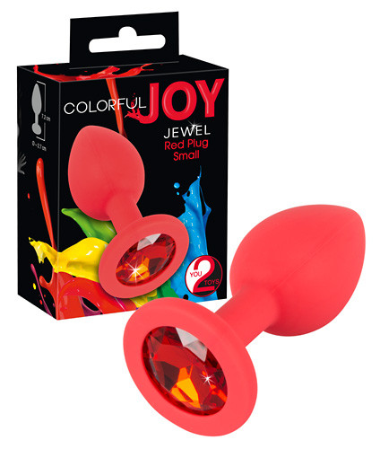 Colorful Joy Jewel Red Plug - Fenékdugók
