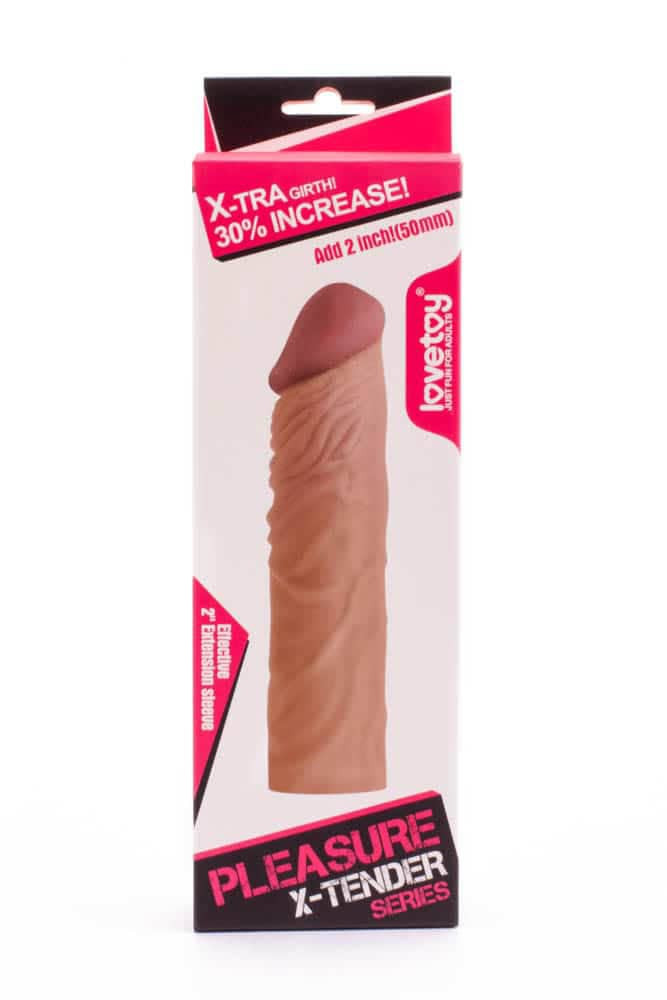 Pleasure X-Tender Penis Sleeve  3 - Péniszköpenyek - Hosszabítók