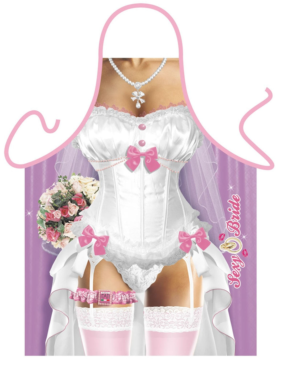 Sexy Bride - Kötény - Játék és ajándék