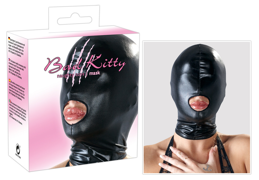 Bad Kitty Mask Black 1 - Maszkok - Szemkötők - Fejfedők