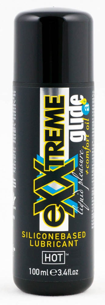 HOT eXXtreme Glide – siliconebased lubricant + comfort oil a+ 100 ml