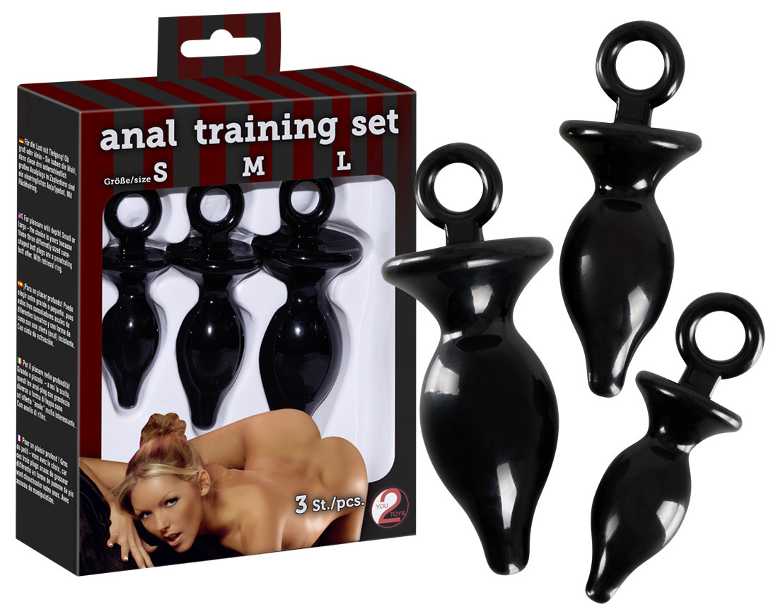 Anal Training Set Black - Szettek (segédeszközök)