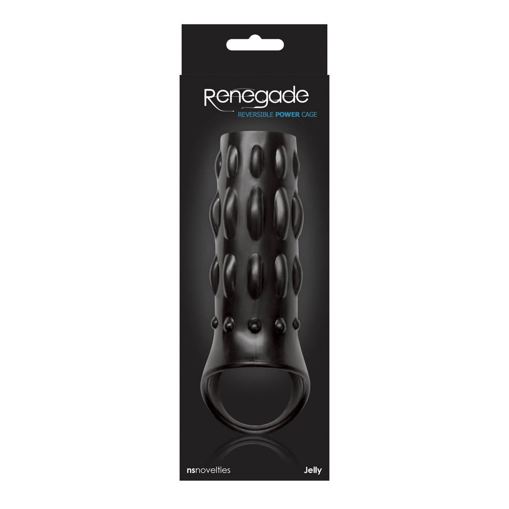 Renegade Reversible Power Cage Black - Péniszgyűrűk - Mandzsetták