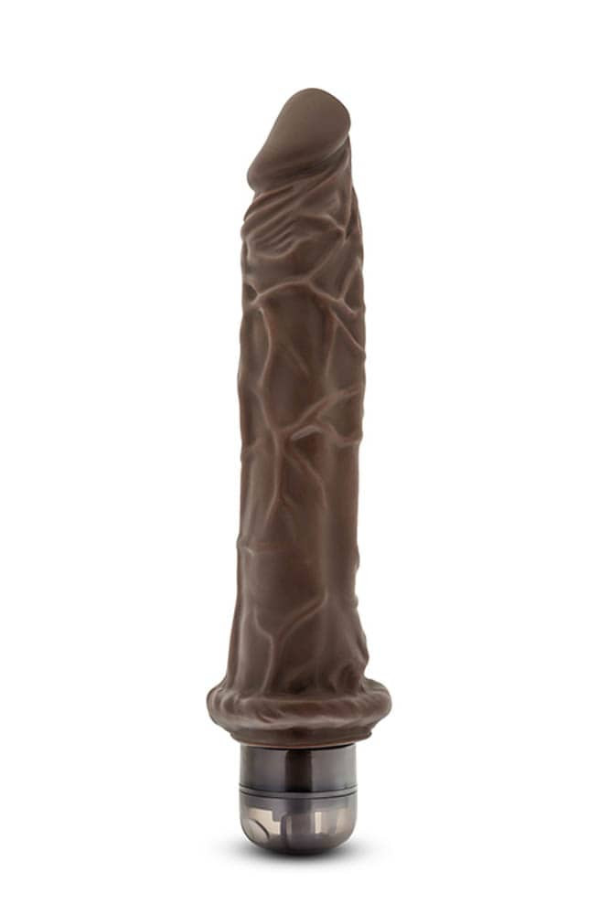 Dr. Skin Cock Vibe 8 Chocolate - Realisztikus vibrátorok