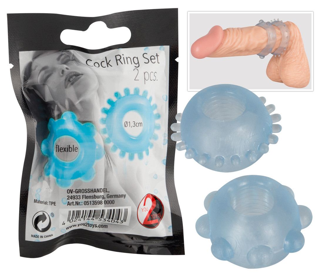 Cock Ring Set pack of 2 - Péniszgyűrűk - Mandzsetták