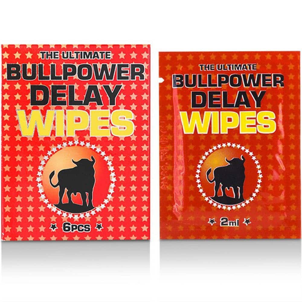 Bull Power: Wipes Delay 6 pcs x 2 ml - Késleltető termékek