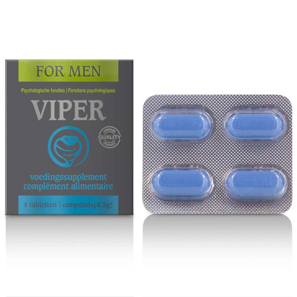 Viper for Men - 4 tabs (FR) - Serkentők - Vágyfokozók