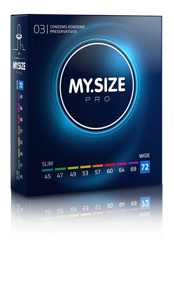 MY SIZE PRO Condoms 72 mm (3 pieces) - Óvszerek