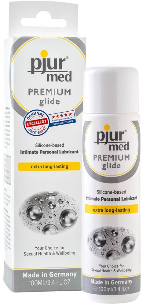 pjur® med PREMIUM glide - 100 ml bottle - Szilikonbázisú síkosítók