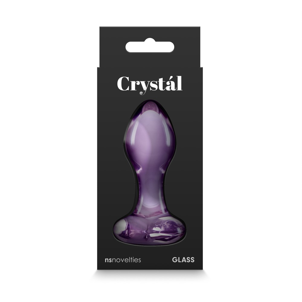 Crystal - Heart - Purple - Fenékdugók