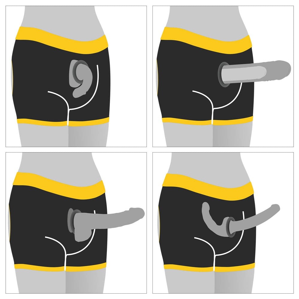 Horny Strapon Shorts M/L (33 - 37 inch waist) - Felcsatolható eszközök