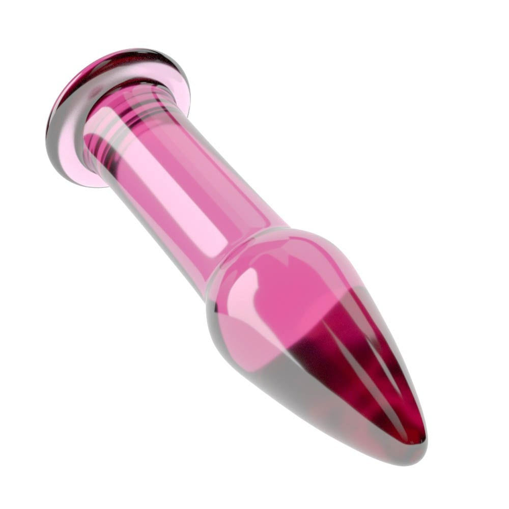 5" Glass Romance Pink - Fenékdugók