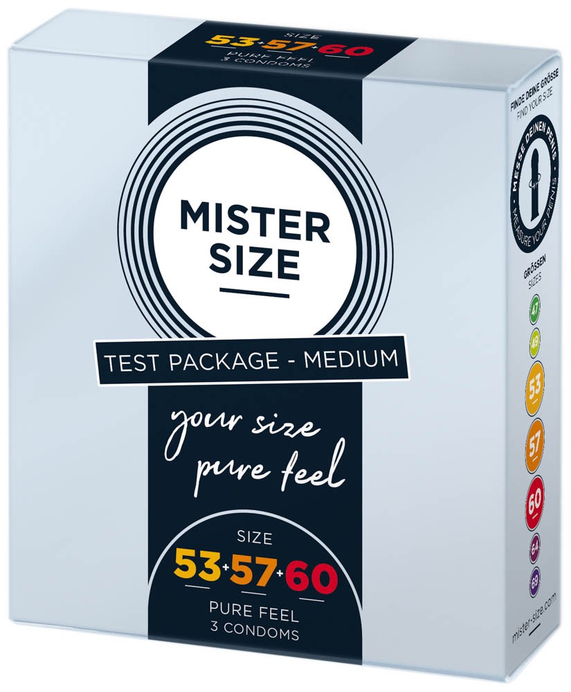 MISTER SIZE - 53-57-60 (3 condoms) - Óvszerek