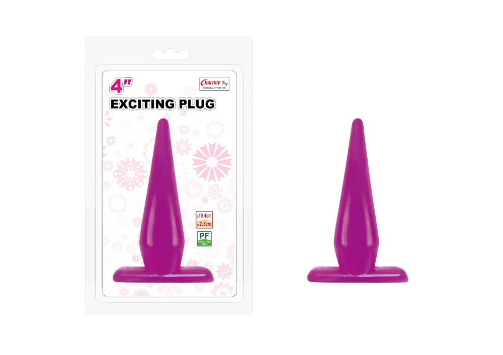 Charmly Exciting 4" Plug Purple