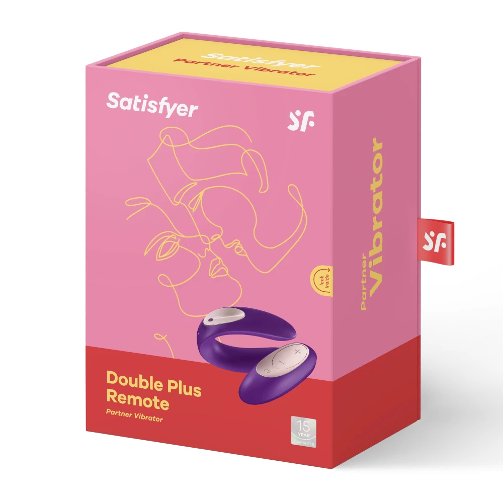 Satisfyer Double Plus Remote - Csiklóizgatók