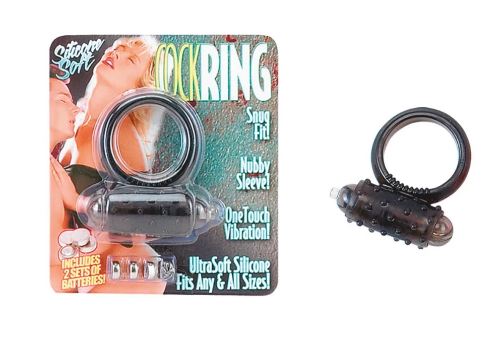 Mini Vibrating Cockring Black - Péniszgyűrűk - Mandzsetták