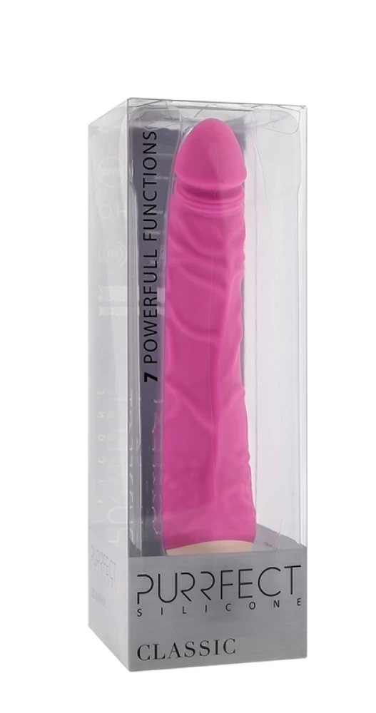Classic Slim Vibrator Pink - Realisztikus vibrátorok