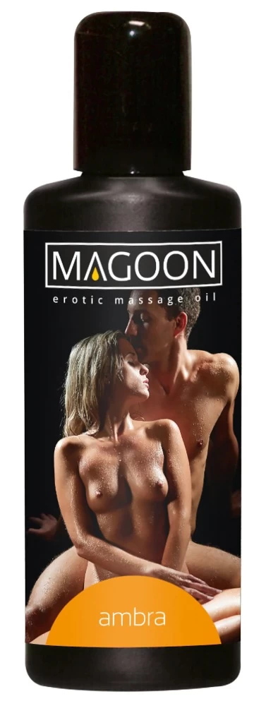 Erotic Massage Oil Amber 100ml - Masszázsgyertyák és olajok