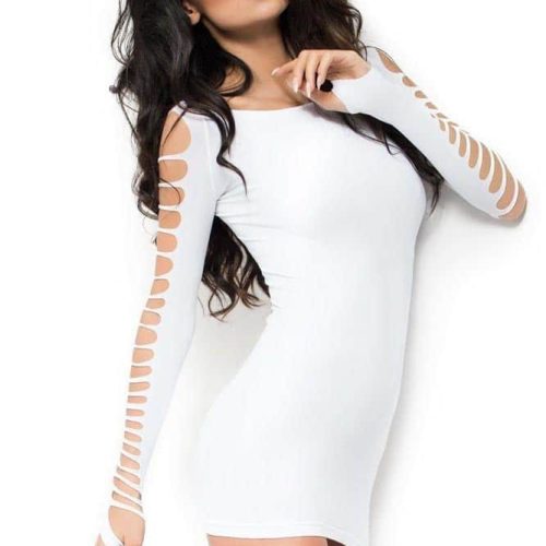 CR 3608  SM  White seamless Minidress - Ruhák