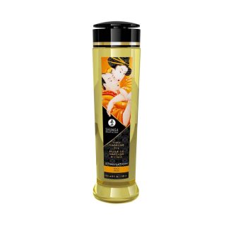 EROTIC MASSAGE OIL 240 ml / 8 oz PEACH - Masszázsgyertyák és olajok