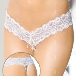 G-String 2456 - white {} S/M - Női fehérneműk