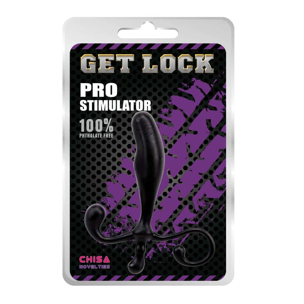 Get Lock Pro Stimulator Black - Prosztata masszírozók