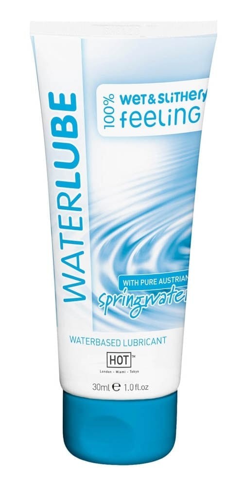 HOT Water Lube waterbased Springwater 30 ml - Vízbázisú síkosítók