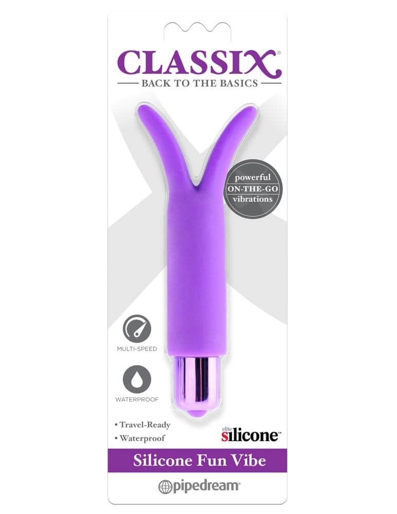 Classix Silicone Fun Vibe Purple - Nonfiguratív vibrátorok