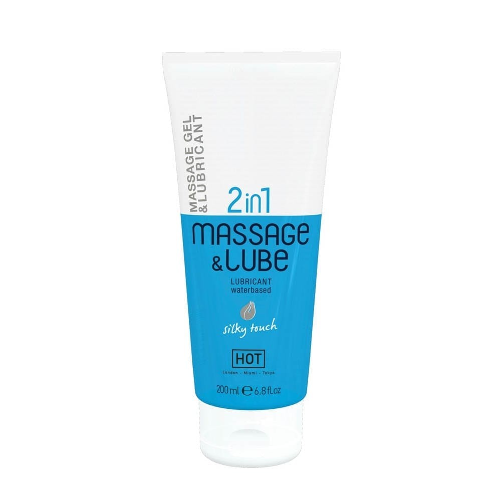 HOT Massage & Glide Gel 2in1 Silky Touch  200 ml - Masszázsgyertyák és olajok