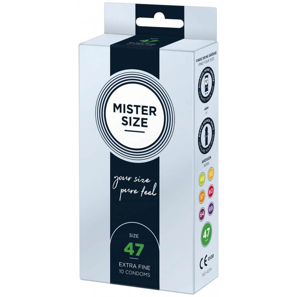 MISTER SIZE 47 mm Condoms 10 pieces - Óvszerek
