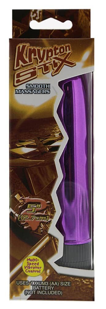 Krypton Stix 5 Massager m/s Purple - Klasszikus vibrátorok