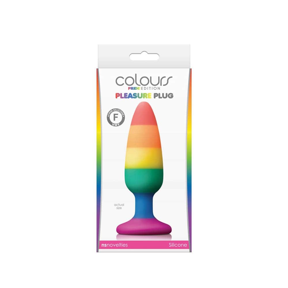 Colours - Pride Edition - Pleasure Plug - Medium -Rainbow - Fenékdugók