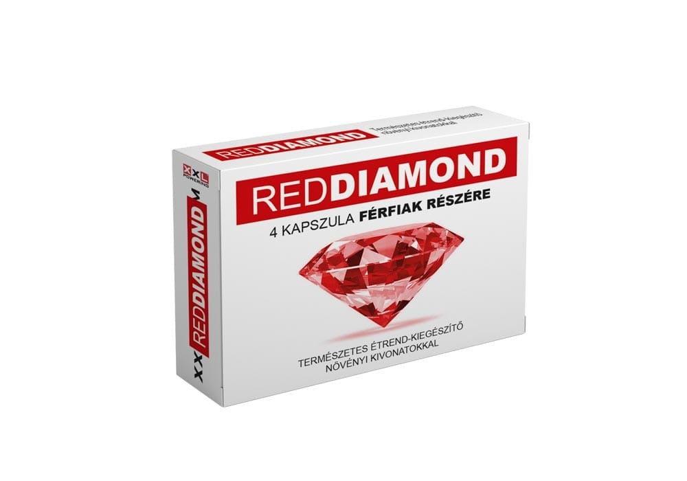Red Diamond - 4 pcs - Serkentők - Vágyfokozók