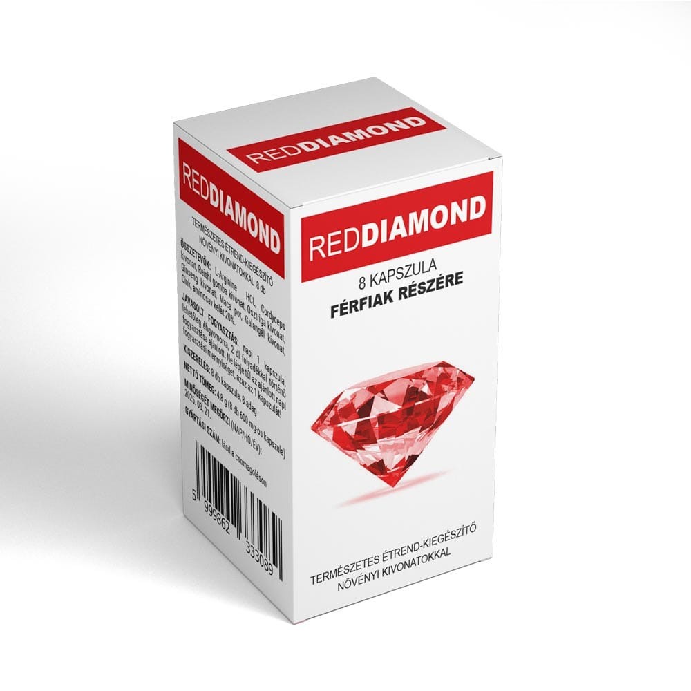 Red Diamond - 8 pcs - Serkentők - Vágyfokozók