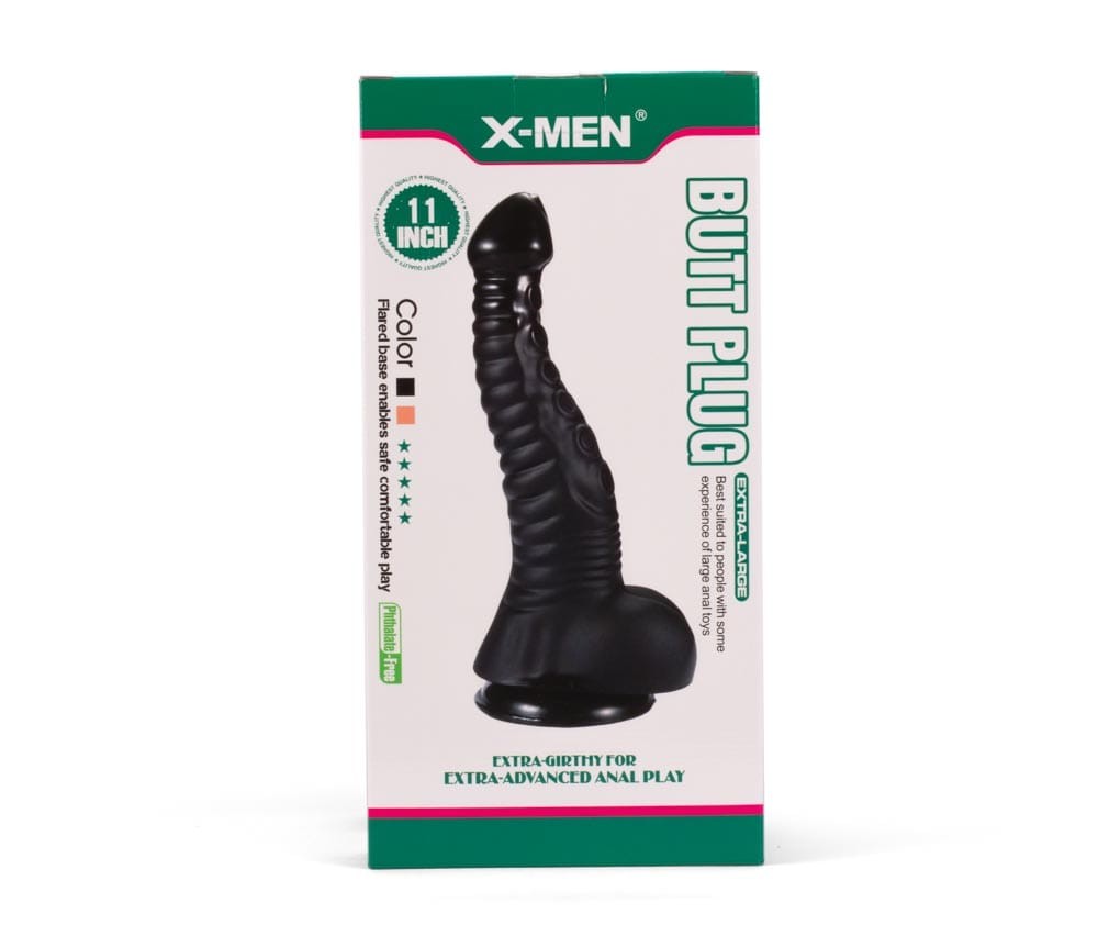 X-MEN 11” Butt Plug Black II - Fenékdugók