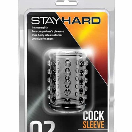 Stay Hard Cock Sleeve 02 Clear - Péniszgyűrűk - Mandzsetták