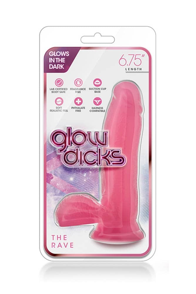Glow Dicks The Rave Pink - Dongok - Dildók