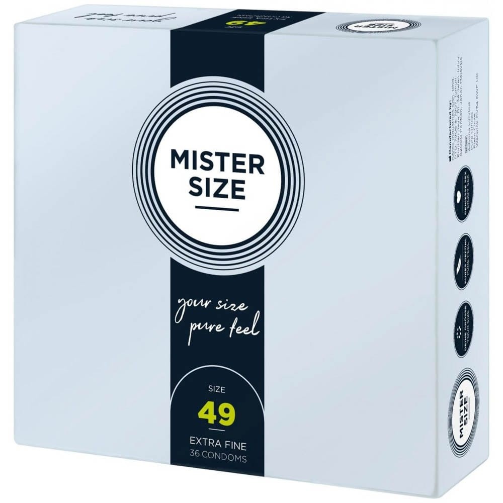 MISTER SIZE 49 mm Condoms 36 pieces - Óvszerek