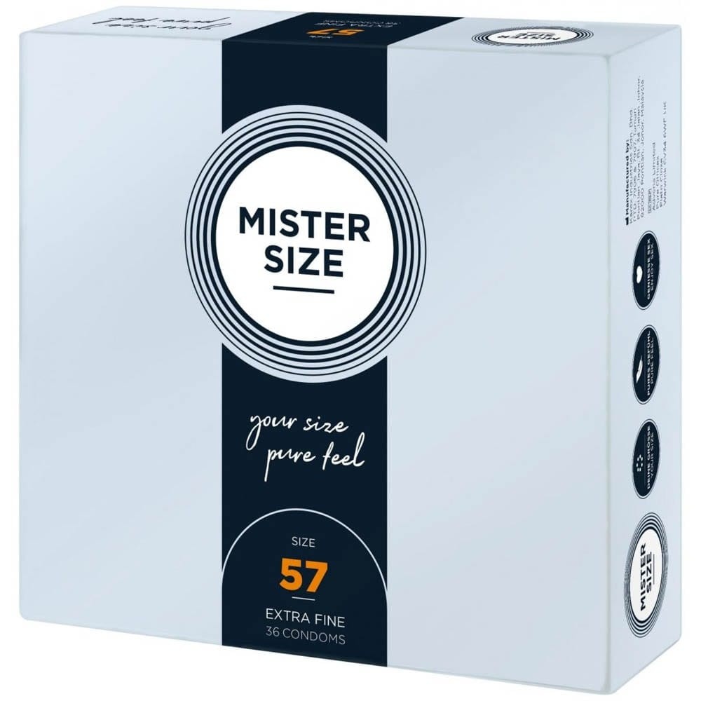 MISTER SIZE 57 mm Condoms 36 pieces - Óvszerek