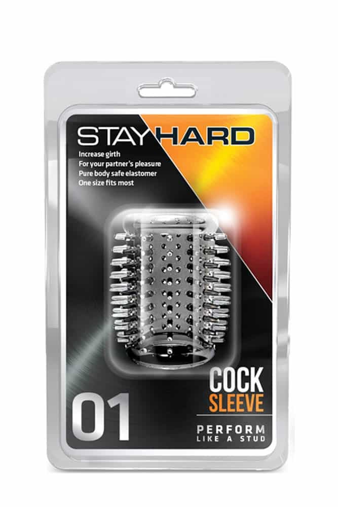 Stay Hard Cock Sleve 01 Clear - Péniszgyűrűk - Mandzsetták
