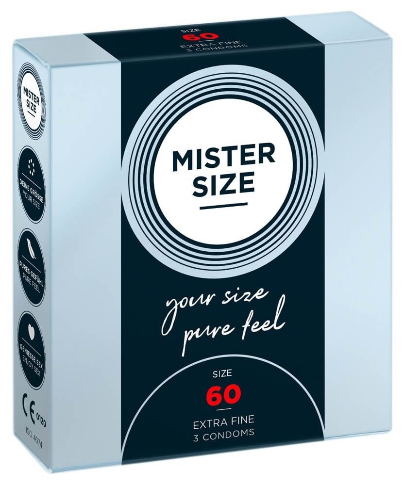 MISTER SIZE 60 mm Condoms 3 pieces - Óvszerek